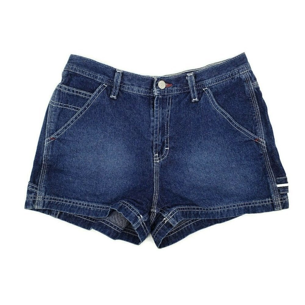 Vintage 2000 Tommy Jeans Denim Shorts Juniors Womens Size 9 Roc Roc